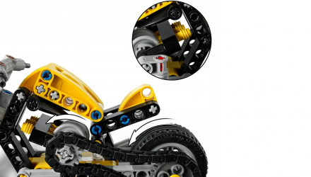 Конструктор Lego Желтый Мотоцикл Technic 42225 Новый - Retromagaz, image 4