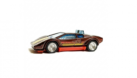 Тематическая Машинка Hot Wheels Lamborghini Countach Pace Car The Hot Ones 1:64 JKX52 Brown - Retromagaz, image 7