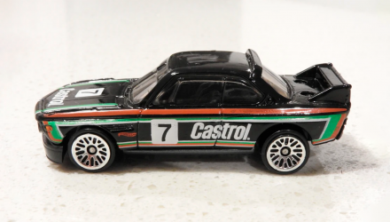 Машинка Базова Hot Wheels '73 BMW 3.0 CSL Race Car Speed Graphics 1:64 DTX60 Black - Retromagaz, image 4