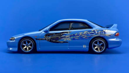 Машинка Premium Hot Wheels Custom Acura Integra Sedan GSR Fast & Furious 1:64 HNW46/HKD27 Light Blue - Retromagaz, image 4