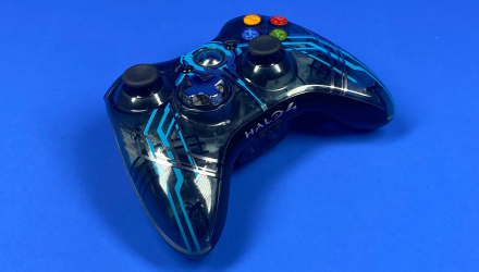 Геймпад Бездротовий Microsoft Xbox 360 Halo Limited Edition Black Б/У - Retromagaz, image 1