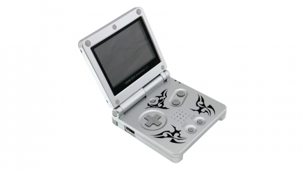 Консоль Nintendo Game Boy Advance SP AGS-001 Tribal Limited Edition Silver Б/У - Retromagaz, image 1