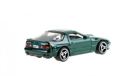 Машинка Базова Hot Wheels '89 Mazda Savanna RX-7 FC3S HW J-Imports 1:64 JJL69 Green - Retromagaz, image 2