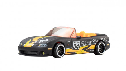 Тематическая Машинка Hot Wheels 2004 Mazda Mazdaspeed Miata Neon Speeders 1:64 JKY08 Black - Retromagaz, image 3