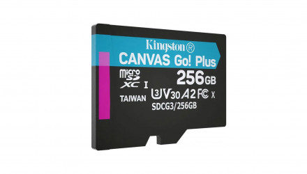 Карта Пам'яті Kingston Canvas Go! Plus UHS-I U3 V30 A2 256Gb Б/У - Retromagaz, image 2