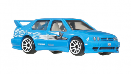 Тематическая Машинка Hot Wheels Volkswagen Jetta MK3 Fast & Furious 1:64 JBY46 Blue - Retromagaz, image 5