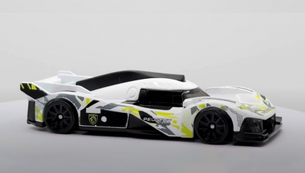 Машинка Базовая Hot Wheels Peugeot Peugeot 9X8 Hypercar Exotics 1:64 HYW11 White - Retromagaz, image 3