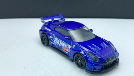 Машинка Базова Hot Wheels Liberty Walk LB-Silhouette Works GT Nissan 35GT-RR Ver.2 Dream Garage 1:64 HCT99 Blue - Retromagaz, image 3