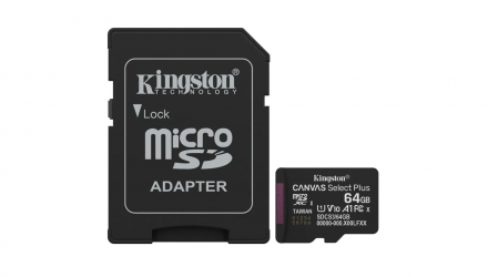 Карта Памяти Canvas Select Plus UHS-I U3 V30 A1 + SD Adapter 64GB - Retromagaz, image 2
