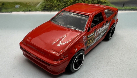 Машинка Базовая Hot Wheels Toyota AE-86 Corolla Greddy Workshop 1:64 CFJ16 Red - Retromagaz, image 2