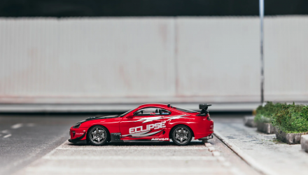 Машинка Premium Tarmac Works Х Ignition Model Toyota Supra (JZA80) RZ Red - Ignition Model - Tarmac Special Edition 1:64 IG3841 Red - Retromagaz, image 2