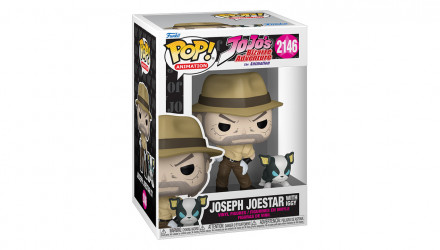 Фігурка FUNKO POP! Джозеф та Іггі Химерні Пригоди ДжоДжо Joseph Joestar with Iggy JoJo’s Bizarre Adventure 107mm 88461 - Retromagaz, image 1