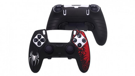 Чохол Силіконовий RMC PlayStation 5 Spider-Man Black Red Новий - Retromagaz, image 3