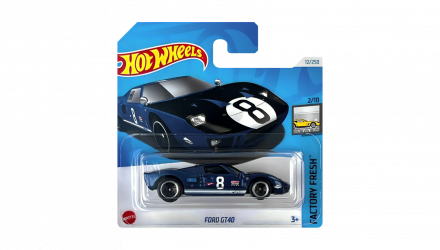 Машинка Базова Hot Wheels Ford GT40 Factory Fresh 1:64 HTD34 Blue - Retromagaz, image 1