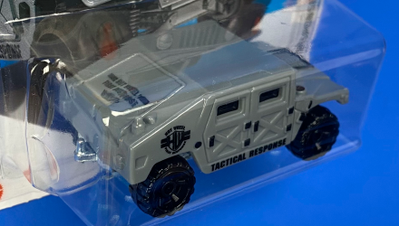 Машинка Базовая Hot Wheels HMMWV Humvee First Response 1:64 HTB58 Grey - Retromagaz, image 4