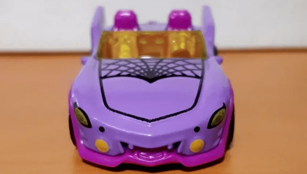 Машинка Базовая Hot Wheels Monster High Ghoul Mobile Screen Time 1:64 HRY45 Purple - Retromagaz, image 3