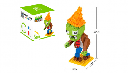 Набор Micro Brick Conehead Zombie 7037A Plants vs. Zombies Новый - Retromagaz, image 2