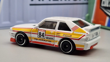 Машинка Базовая Hot Wheels '84 Audi Sport Quattro The `80S 1:64 HKJ66 White - Retromagaz, image 3