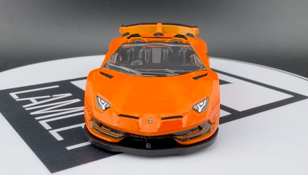 Тематическая Машинка Matchbox 2019 Lamborghini Aventador SVJ Roadster Moving Parts 1:64 FWD28/HLG03 Orange - Retromagaz, image 5