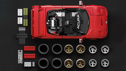 Конструктор Hot Wheels Brick Shop Acura NSX 876 деталей JFT17 Red - Retromagaz, image 4
