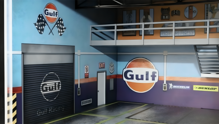 Диорама G-Fans Diorama with LED (Gulf Theme) 1:64 710019 Black - Retromagaz, image 2