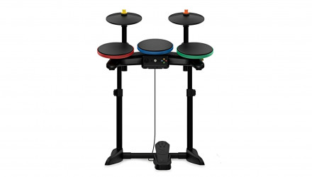 Барабан Бездротовий Activision Xbox 360 95519.808 Band Hero Guitar Hero 5 World Tour Black Б/У - Retromagaz, image 1