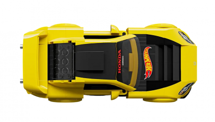 Конструктор Hot Wheels Mattel Brick Shop Speed Honda S2000 JFR88 Yellow - Retromagaz, image 4