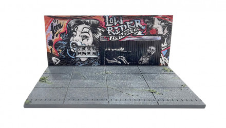 Диорама American Diorama Street Art Diorama - LA Lowrider 1:64 AD-2423 Black - Retromagaz, image 3