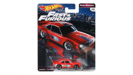 Машинка Premium Hot Wheels Mazda RX-3 Fast & Furious GHH20 Red Новый - Retromagaz, image 1