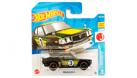 Машинка Базова Hot Wheels Mazda RX-3 J-Imports 1:64 HCV78 Black - Retromagaz, image 1