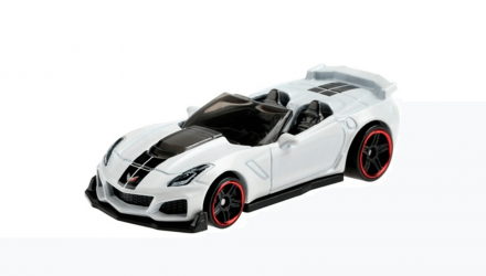 Машинка Базовая Hot Wheels '19 Corvette ZR1 Convertible Torque 1:64 GRY03 White - Retromagaz, image 3