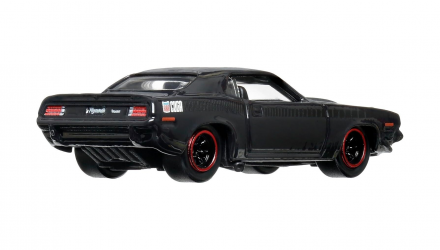 Машинка Premium Hot Wheels 1970 Plymouth AAR Cuda Fast & Furious 1:64 HYP68 Black - Retromagaz, image 3