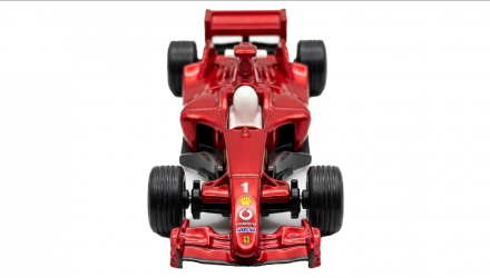 Машинка Базова Hot Wheels Ferrari F2004 HW Starting Grid 1:64 JJH51 White - Retromagaz, image 4