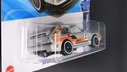 Машинка Базова Hot Wheels '84 Audi Sport Quattro Wild Widebody 1:64 JBC33 Silver - Retromagaz, image 3
