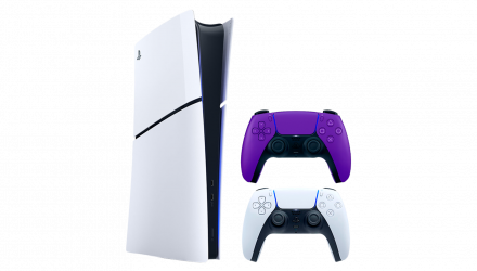 Набір Консоль Sony PlayStation 5 Slim Digital Edition 1TB White Новий  + Геймпад Бездротовий DualSense Purple - Retromagaz, image 1