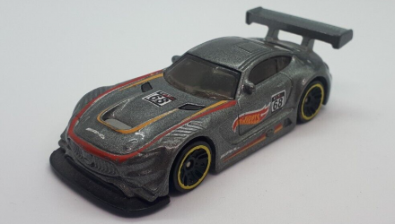 Машинка Базова Hot Wheels '16 Mercedes-AMG GT3 Project CARS 2 Legends of Speed 1:64 FJV46 Dark Grey - Retromagaz, image 4