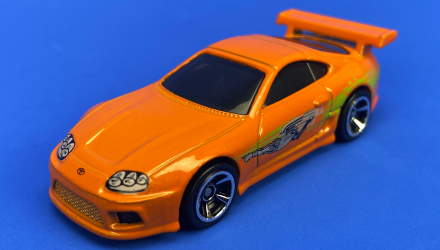 Машинка Базова Hot Wheels 5шт Dodge Charger / Toyota Supra / Mustang / Chevelle SS / Aston Martin Fast & Furious 1:64 HLY70 HND08 Orange - Retromagaz, image 5