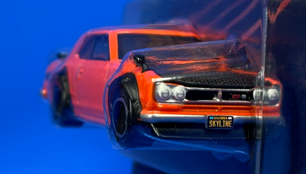 Машинка Premium Hot Wheels 1972 Skyline H/T 2000GT-R Collectors 1:64 HGK68 Orange - Retromagaz, image 2