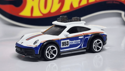 Машинка Базова Hot Wheels Porsche 911 Rallye Turbo 1:64 HRY70 White - Retromagaz, image 1