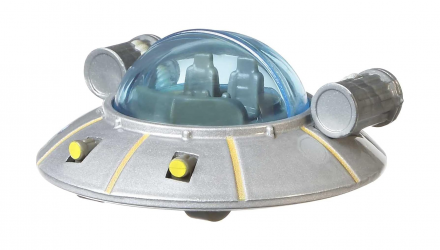 Машинка Premium Hot Wheels Rick and Morty Rick's Ship Pop Culture 1:64 JHW95 Grey - Retromagaz, image 2