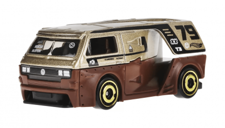 Машинка Базовая Hot Wheels VW T3 Custom Vans 1:64 HRY57 Gold - Retromagaz, image 1