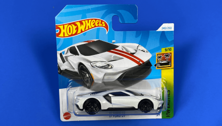 Машинка Базовая Hot Wheels '17 Ford GT Exotics 1:64 HTC26 White - Retromagaz, image 1