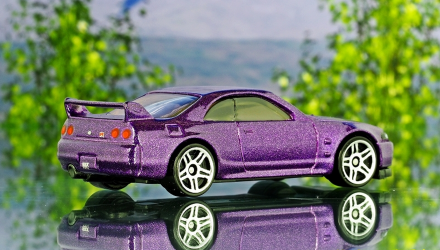 Машинка Базова Hot Wheels Nissan Skyline GT-R R33 Then and Now 1:64 FJY75 Purple - Retromagaz, image 2