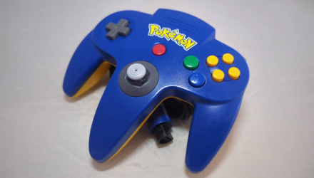Геймпад Дротовий Nintendo N64 NUS-005 Pokemon Limited Edition Blue 1.9m Б/У - Retromagaz, image 1
