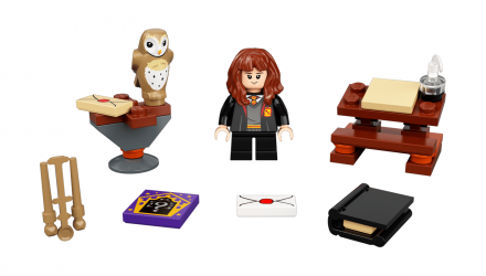 Конструктор Lego Фигурка Hermione's Study Desk Polybag Harry Potter 30392 hp315 Новый - Retromagaz, image 1