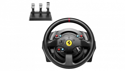 Руль Проводной Thrustmaster PlayStation 4 T300 Ferrari Integral Alcantara Edition Black Новый - Retromagaz, image 1