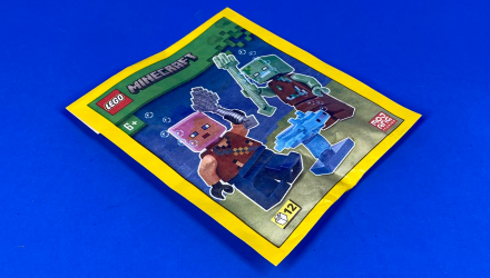 Конструктор Lego Фигурка Adventurer with Drowned and Axolotl Minecraft 662303 min088 min133 Новый - Retromagaz, image 1