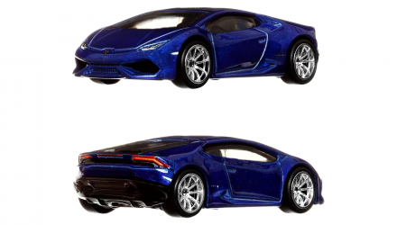 Машинка Premium Hot Wheels 2шт Lamborghini Aventador Coupe / Huracan LP 610-4 2-Packs 1:64 HFF32 Grey - Retromagaz, image 3