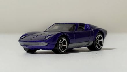 Машинка Базова Hot Wheels `71 Lamborghini Miura SV HW Euro 1:64 JJK54 Purple - Retromagaz, image 1