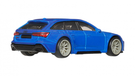 Машинка Premium Hot Wheels Audi RS 6 Avant Deutschland Design 1:64 JKF43 Blue - Retromagaz, image 2